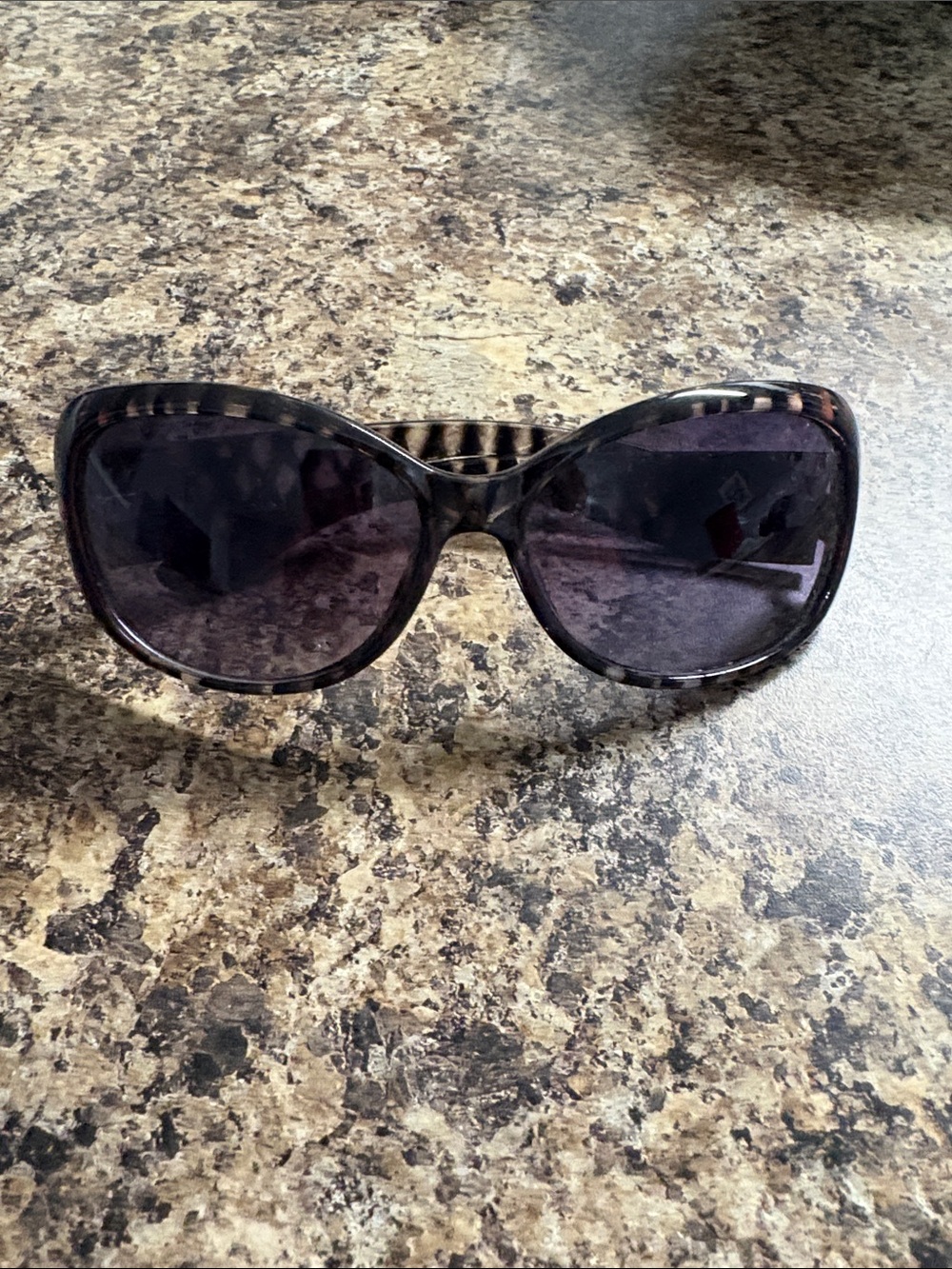 Women's Oversized Tortoiseshell Sunglasses - Brown Frame, Dark Lenses